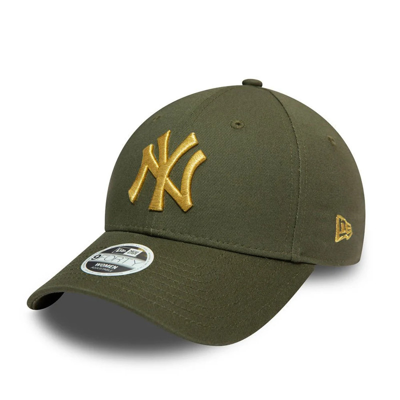 New Era Woman's Metallic Logo New York Yankees Cap - Green - قبعة